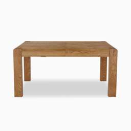 Solvi Extending Compact Dining Table - Compact Ext Dining Table 135/175cm Solid Oak / Oak Veneer