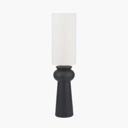 Sloane Black Contemporary Ceramic Floor Lamp - Sloane Black Contemporary Ceramic Floor Lamp - thumbnail 3