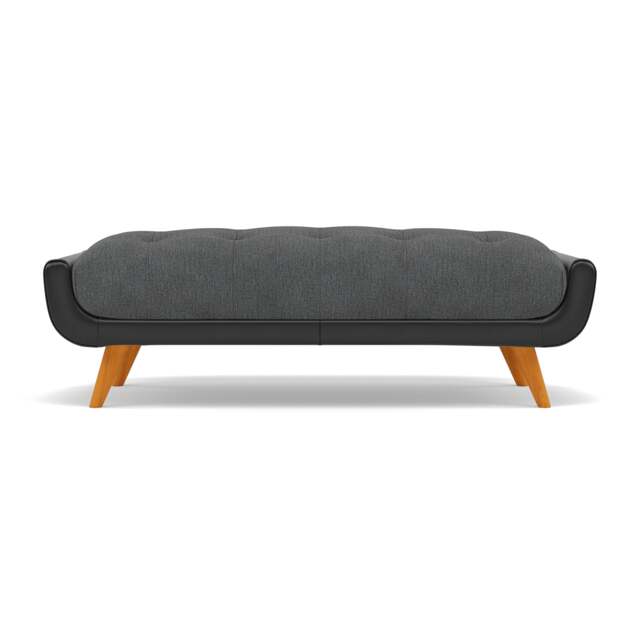 Siena Footstool - Large Footstool F8 + Cat 55 - Darwin Charcoal 50493 + Cat 55/72 - image 1