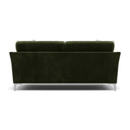 Tulip Small 3 Seater Sofa - 2.5 Seater Sofa Fabric - Pillow Pack 9 / Feet - Smoke - thumbnail 4