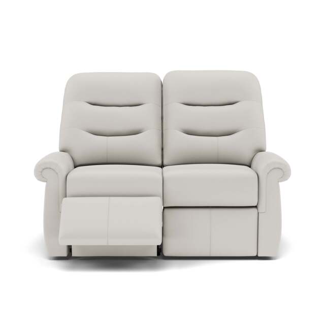 G Plan Holmes 2 Seater Recliner Sofa - 2 Seater Power Recliner Sofa (Right) Grade L - Right Hand Recliner - L840 Cambridge Chalk - image 1