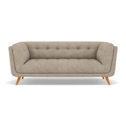 Siena 2 Seater Sofa - 2 Seater Sofa F8 - Darwin Mink 50366 - thumbnail 1
