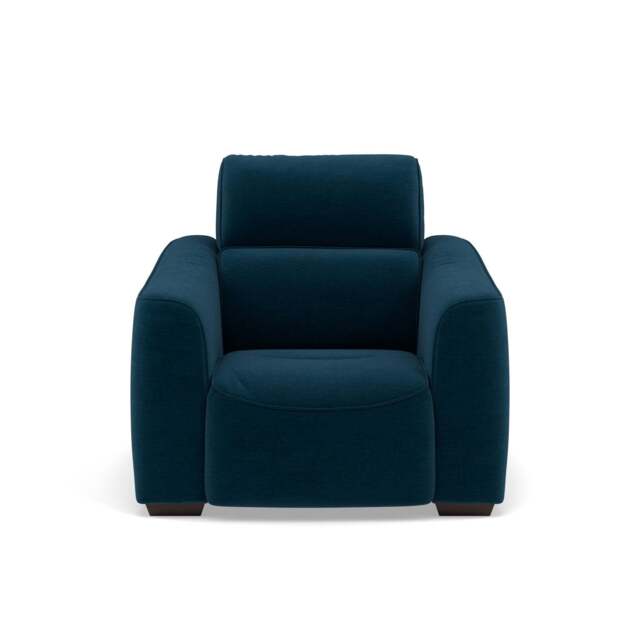 Beck Armchair - Armchair Fabric - FAB-CAN-330 STEEL BLUE - image 1