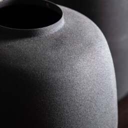 Zia Vase Black Set Of 2 - DHD Zia Vase Black 2Pk - thumbnail 3