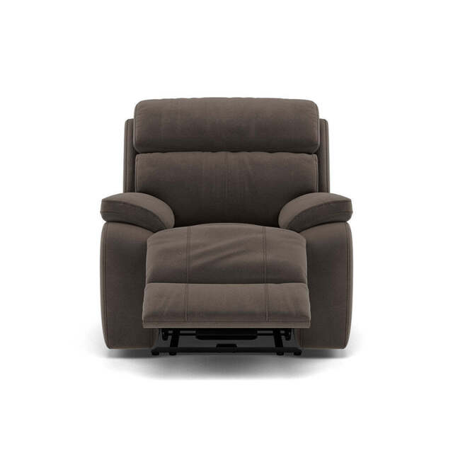 Galaxy Recliner Armchair - Manual Recliner Chair Fabric - Manual Recliner - FAB-MEG-51 DK TAUPE - image 1