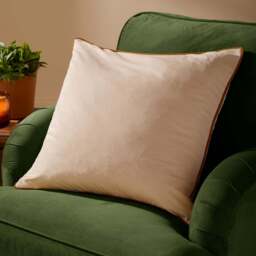Meridian Ecru & Ginger Cushion - Meridian Ecru & Ginger Cushion 45CM