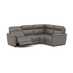 Orkney Small Corner Recliner Sofa - Combination 7 2.5 Corner 1.25 Power Cat 20S - Power Recliner with USB - BXS-042E ELEPHANT - thumbnail 1