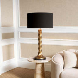 Eichholtz Costanza Table Lamp Vintgae Brass Finish Black Granite Base - Table Lamp Costanza - thumbnail 2