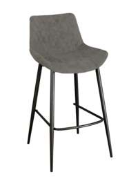 Ace Pair of Antique Grey Bar Stools - Bar Stool - Pair Antique Grey - thumbnail 2