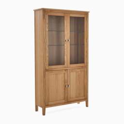 Bexley Display Cabinet - Display Cabinet Oak - thumbnail 2