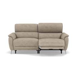 Sol 3 Seater Recliner Sofa - 3 Seater Power Recliner Sofa with Head Tilt F8 - Darwin Charcoal 50493