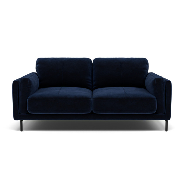 Morris 2 Seater Sofa - 2 Seater Sofa Fabric - FAB-MEG-28 NAVY - image 1