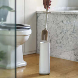Joseph Joseph Bathroom Cream Toilet Brush - Flex 360 Toilet Brush Ecru