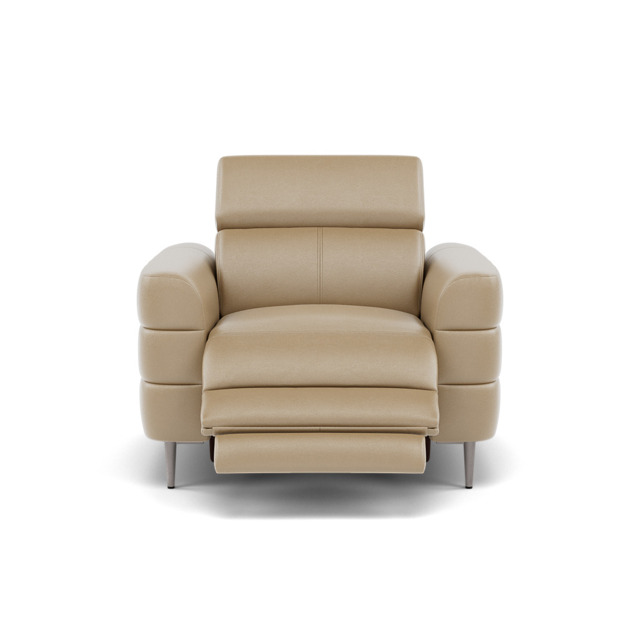 Hoy Recliner Armchair - Chair W/ Power Recliner W/ Power Headrest Cat NL/O - Power with Power Headrest & USB - NL5103 New York Sand - image 1