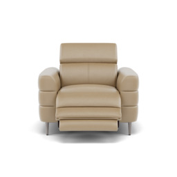 Hoy Recliner Armchair - Chair W/ Power Recliner W/ Power Headrest Cat NL/O - Power with Power Headrest & USB - NL5103 New York Sand
