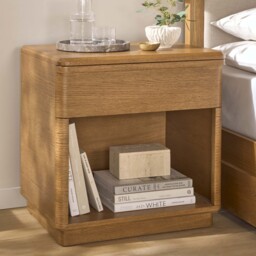 Serene Bedside Cabinet - Night Stand Oak / Oak Veneer - thumbnail 2