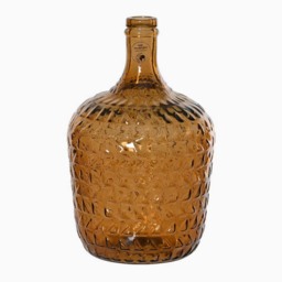 Large Glass Vase Brown - I Light Brown Recylced Glass Vase 30CM
