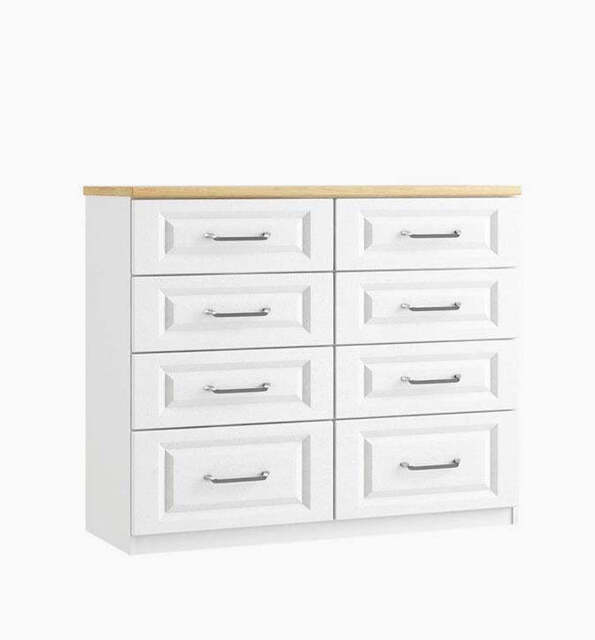 Sorrento 8 Drawer Twin Cabinet - 8 Drawer Twin Chest - image 1