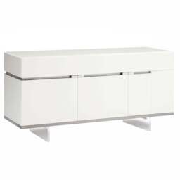 Imperia Small Sideboard - Small Buffet White High Gloss - thumbnail 1