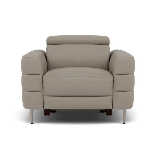 Hoy Armchair - Chair Static W/Manual Headrest Cat M - M5653 Melbourne Light Grey - image 1