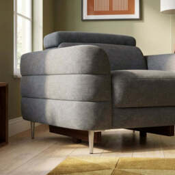 Hoy Armchair - Chair Static W/Manual Headrest Cat M - M5653 Melbourne Light Grey - thumbnail 3
