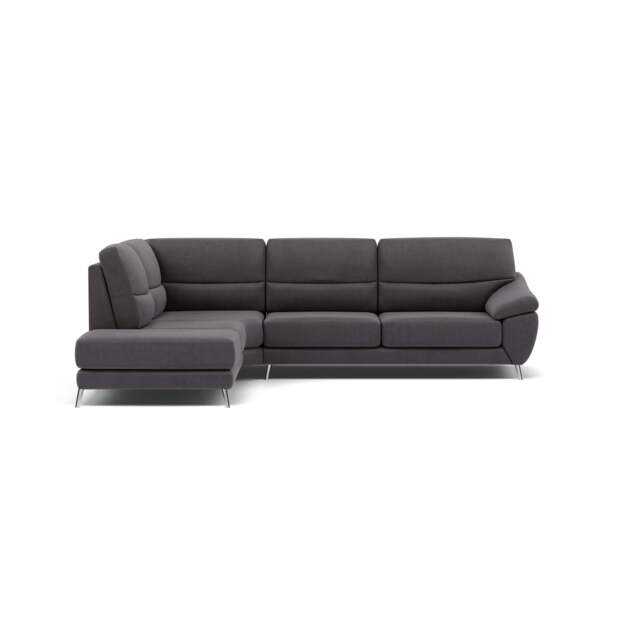 Bolero Corner Sofa - Combination 1 2 Piece Corner Left Terminal Fabric - Left Hand Facing - SFA-PEY-12 ELEPHANT - image 1