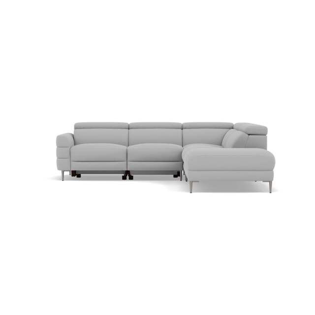 Hoy Corner Sofa - Combination 1 - Left Hand Facing Sofa Corner Group Fabric - Left Hand Facing - CU9102-5-UK Oxford Silver - image 1