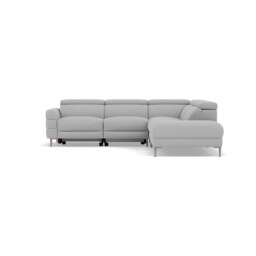 Hoy Corner Sofa - Combination 1 - Left Hand Facing Sofa Corner Group Fabric - Left Hand Facing - CU9102-5-UK Oxford Silver - thumbnail 1