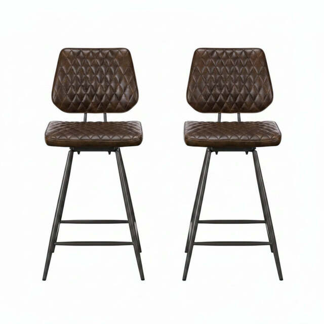 Starley Dark Brown Bar Stool - Bar Stool Dark Brown - image 1