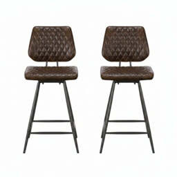 Starley Dark Brown Bar Stool - Bar Stool Dark Brown - thumbnail 1
