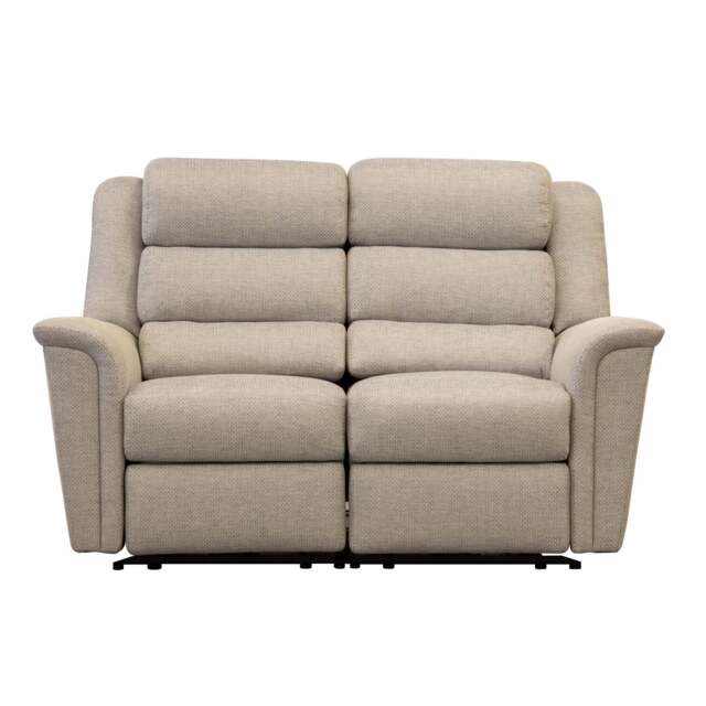 Parker Knoll Colorado 2 Seater Recliner Sofa - 2 Seater Power Recliner M Grade Leather - Madri Moss - image 1