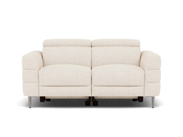 Hoy 2 Seater Sofa - 2 Str Static W/Manual Headrest Fabric - KB-1285-UK Darwin Ivory - image 1