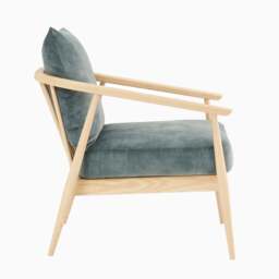 Ercol Aldbury Armchair - Chair Grade C - DK - Dark Wood / C685 - thumbnail 4