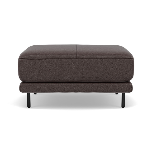 Morris Footstool - Rectangular Footstool Fabric - BFA-BLJ-088 CHARCOAL GREY - image 1