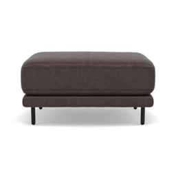 Morris Footstool - Rectangular Footstool Fabric - BFA-BLJ-088 CHARCOAL GREY - thumbnail 1
