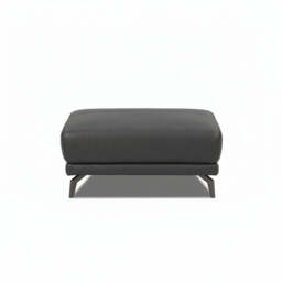 Reno Rectangular Footstool - Rectangular Footstool A Cat 20S - BXS-023C BLACK - thumbnail 1