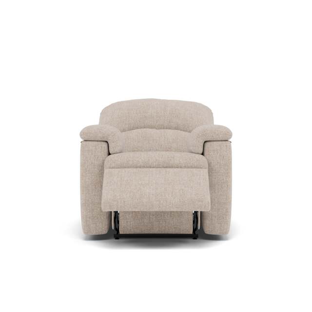 G Plan Chloe Recliner Armchair - Recliner Chair Grade W - Manual Recliner - W002 Loom Shale - image 1