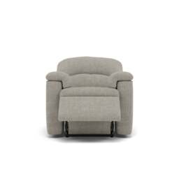 G Plan Chloe Recliner Armchair - Recliner Chair Grade W - Manual Recliner - W002 Loom Shale - thumbnail 2