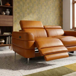 Hoy 2 Seater Recliner Sofa - 2 Str W/ 2 Power Recliner W/ 2 Manual Headrest Cat M - Power with Manual Headrest - M5653 Melbourne Light Grey - thumbnail 3