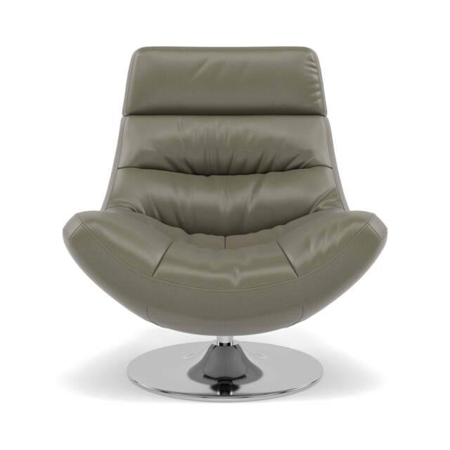 Batista Swivel Armchair - Swivel Armchair Cat 60 - Cat-60/20 Montana Pewter - image 1