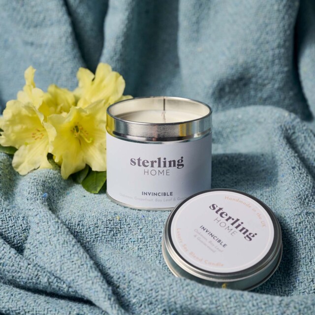 Sterling Home Fragrance Invincible Tin Candle - 180G Soy Blend Tin Candle - Invincible - image 1