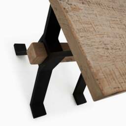 Dakota Side Table - Side Table Reclaimed Solid Wood - thumbnail 5