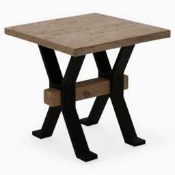 Dakota Side Table - Side Table Reclaimed Solid Wood
