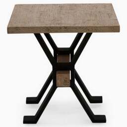 Dakota Side Table - Side Table Reclaimed Solid Wood - thumbnail 3