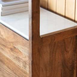 Barcelona Display Unit - Display Unit Dark Wood / Marble - thumbnail 4