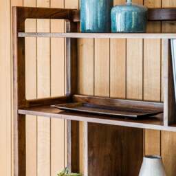 Barcelona Display Unit - Display Unit Dark Wood / Marble - thumbnail 3