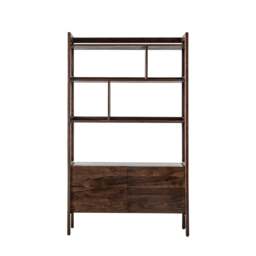 Barcelona Display Unit - Display Unit Dark Wood / Marble