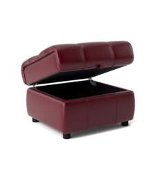 Galaxy Storage Footstool - Storage Foostool Cat 20S - BVS-035C DEEP RED - thumbnail 3