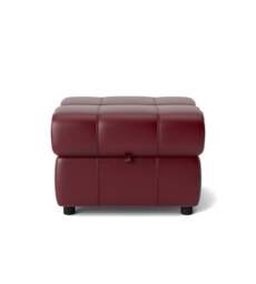 Galaxy Storage Footstool - Storage Foostool Cat 20S - BVS-035C DEEP RED