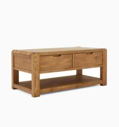 Solvi Coffee Table - Coffee Table Solid Oak / Oak Veneer - thumbnail 3